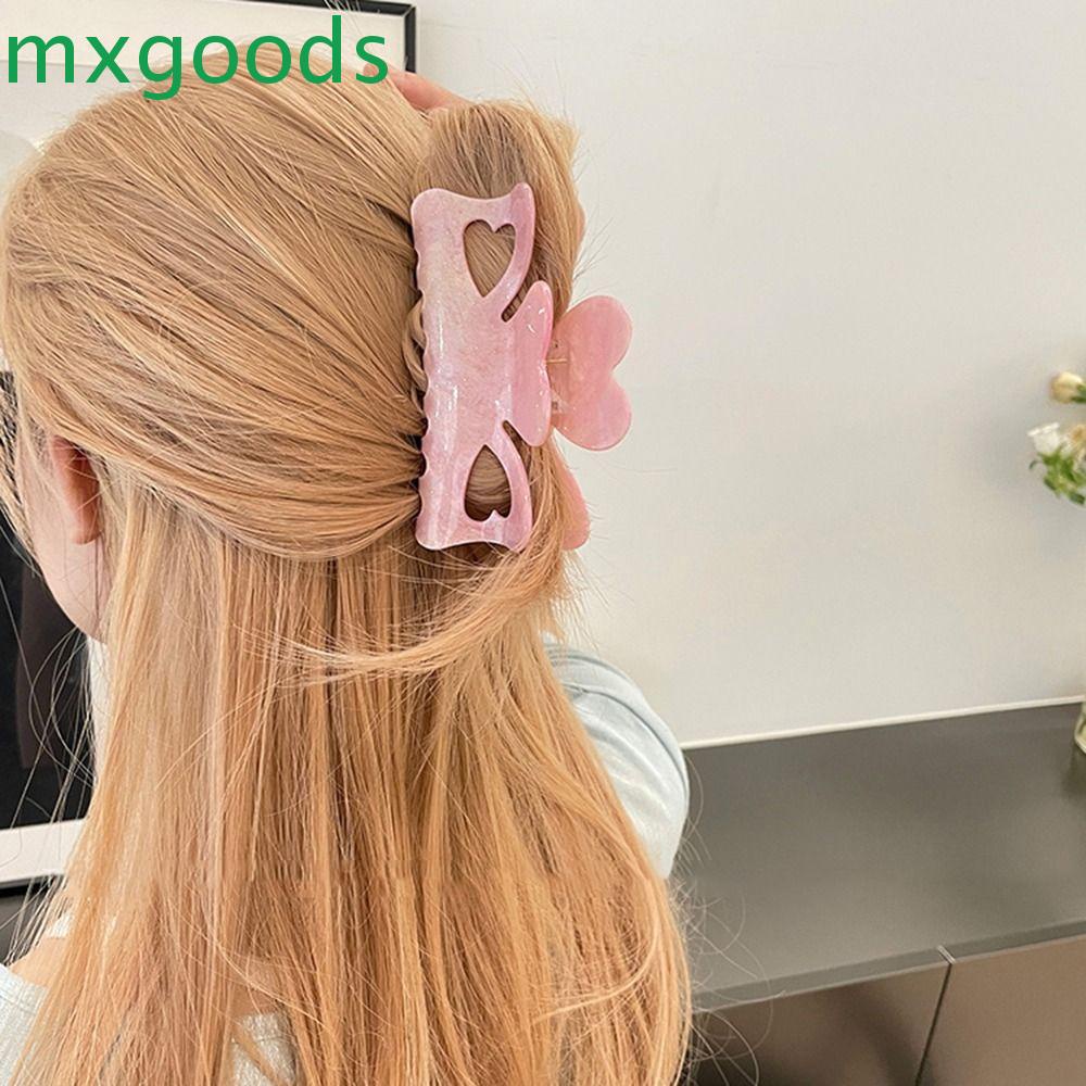 Kẹp Tóc Đuôi Ngựa Hình Trái Tim Đơn Giản Sáng Tạo Cho Nữ