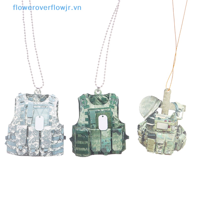 1 Móc Khóa Hình Nón Họa Tiết Rằn Ri Bằng Acrylic