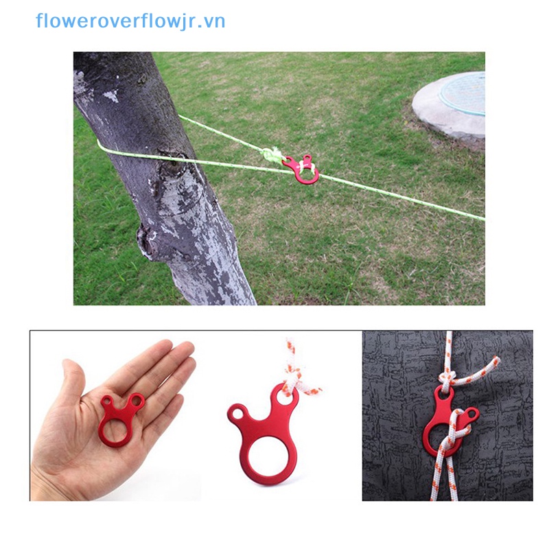 Bộ 10 Móc Khóa Dây Lều Cắm Trại Tiện Dụng