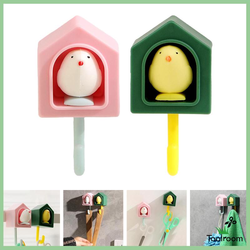 Móc Treo Đồ Gắn Tường Họa Tiết Hoạt Hình Đáng Yêu