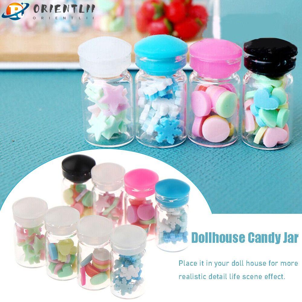 Set 4 Lọ Kẹo Mini Trang Trí Nhà Búp Bê