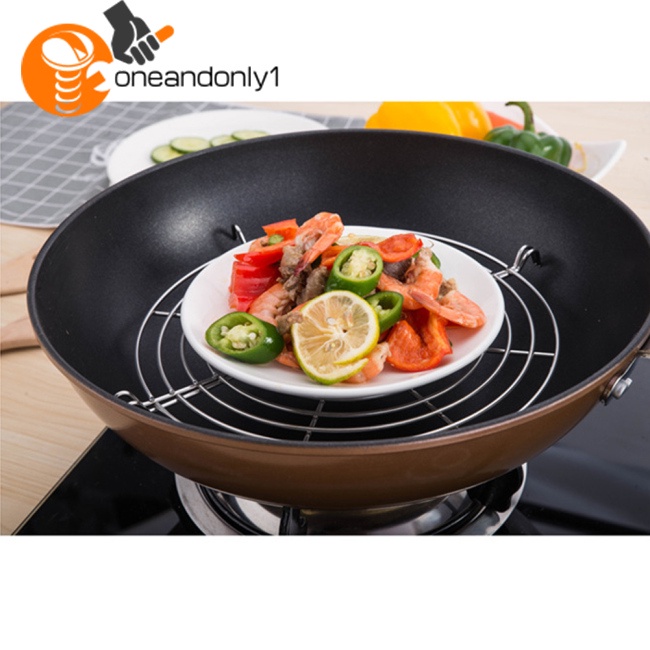 1 Giá Lọc Dầu Bằng Thép Không Gỉ Hình Bán Nguyệt Cách Nhiệt Tiện Dụng Cho Nhà Bếp