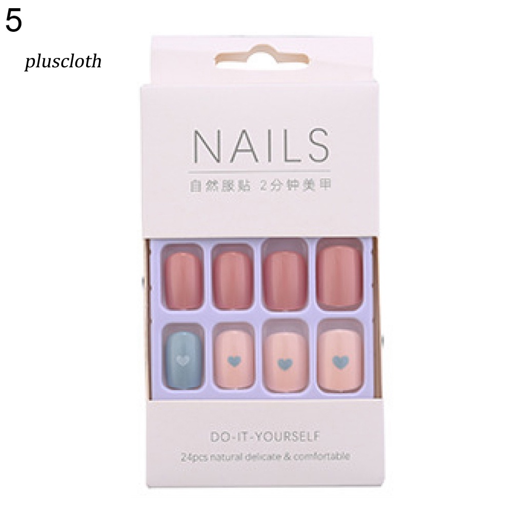1 Bộ Móng Tay Giả Che Phủ Toàn Diện Cho Nữ
