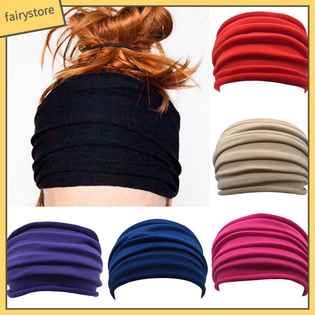 Băng Đô Bản Rộng Co Giãn Chống Trượt Có Thể Gấp Lại Để Tập Yoga