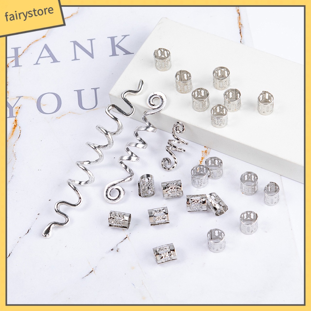 Bộ 28 Kẹp Tóc Dạng Xoắn Bằng Hợp Kim Bền Màu Sắc Retro