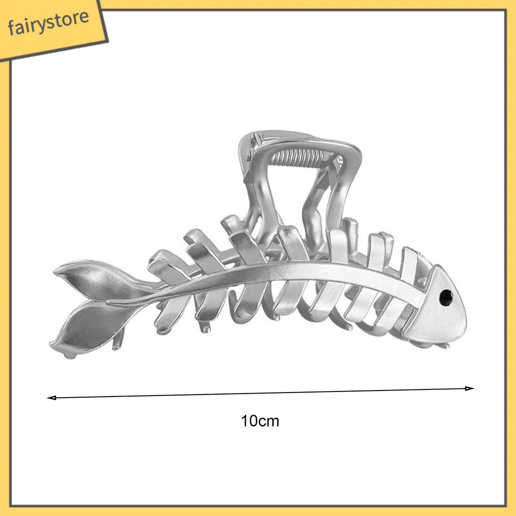 Kẹp Tóc Càng Cá Mập Bằng Kim Loại Chống Trượt Tạo Kiểu Tóc Cho Nữ