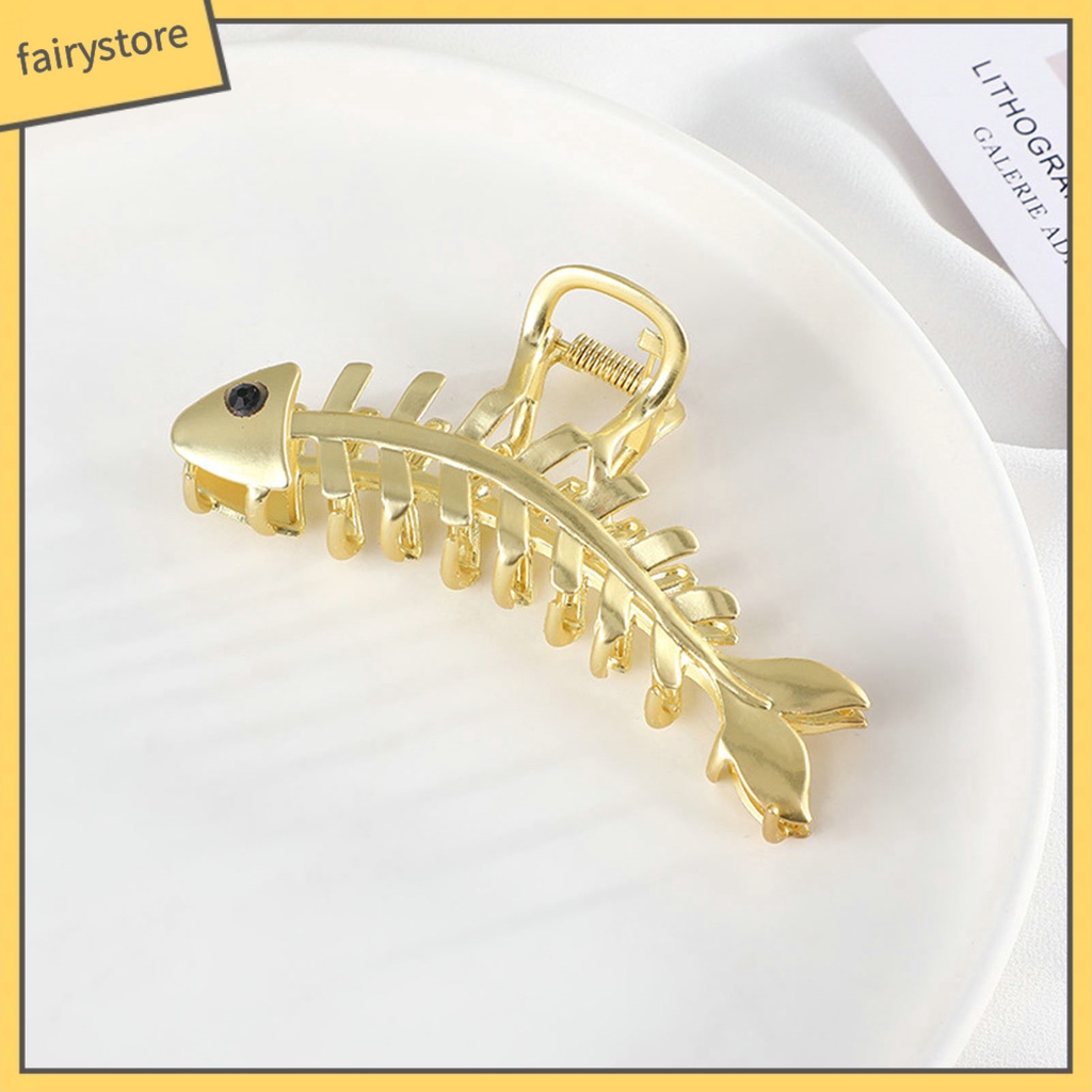 Kẹp Tóc Càng Cá Mập Bằng Kim Loại Chống Trượt Tạo Kiểu Tóc Cho Nữ