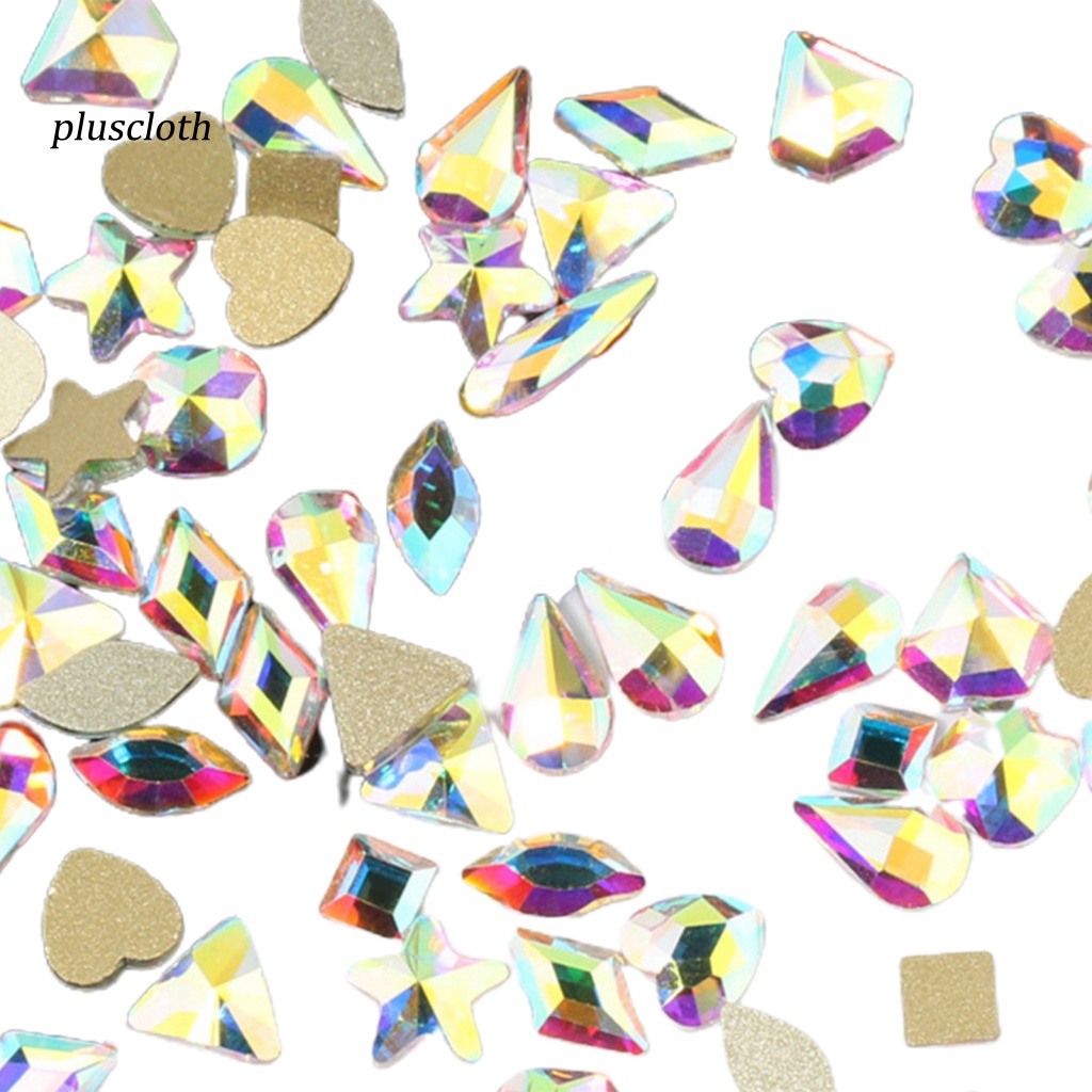 1 Hộp Hạt Pha Lê 3D Lấp Lánh Nhiều Màu Sắc Trang Trí Móng Nghệ Thuật