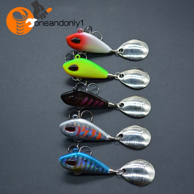 [COD] Mồi Câu Cá Xoay Bằng Thép Kim Loại Lấp Lánh Dễ Sử Dụng