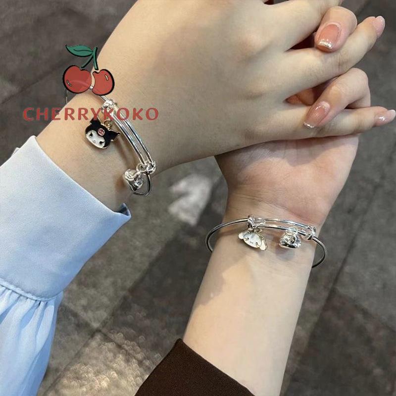 🍒🍒CHERRYKOKO Vòng Tay Hoạt Hình Sanrio Melody Chuông Hoạt Hình Dễ Thương Cho Nữ Sinh