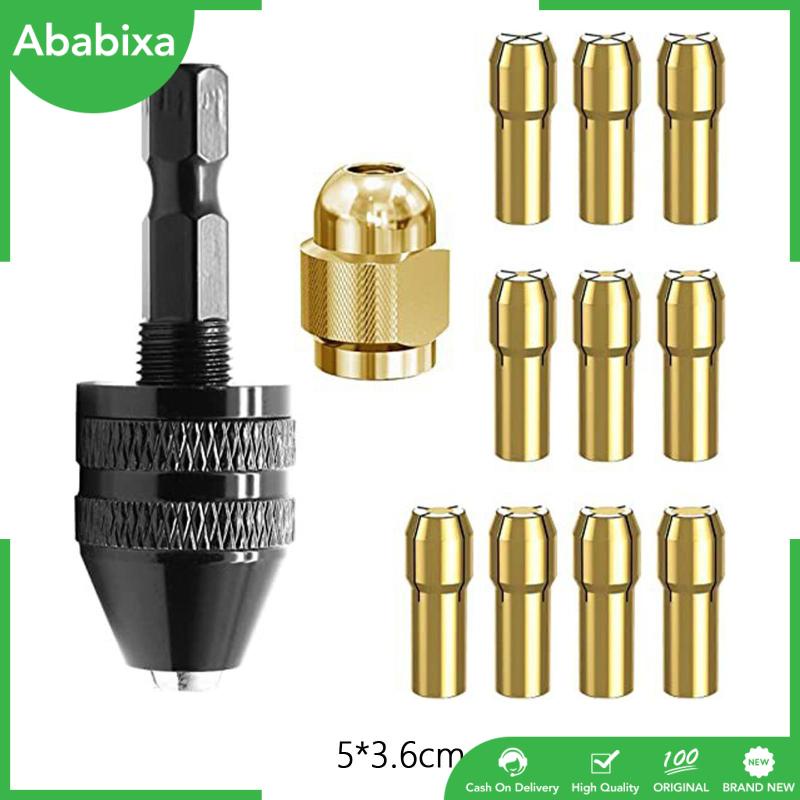 Bộ Ngàm Kẹp Mũi Khoan Điện Bằng Đồng Thau Cho Máy Mài Điện Xoay Được