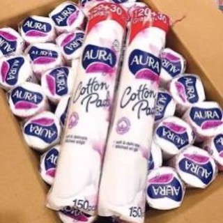 [Sỉ-Rẻ] Bông Tẩy Trang Aura 150 miếng