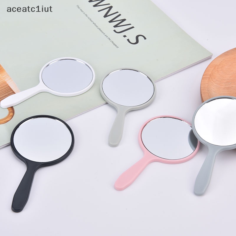 Gương trang điểm cầm tay gương trang điểm tròn có tay cầm gương mỹ phẩm mới