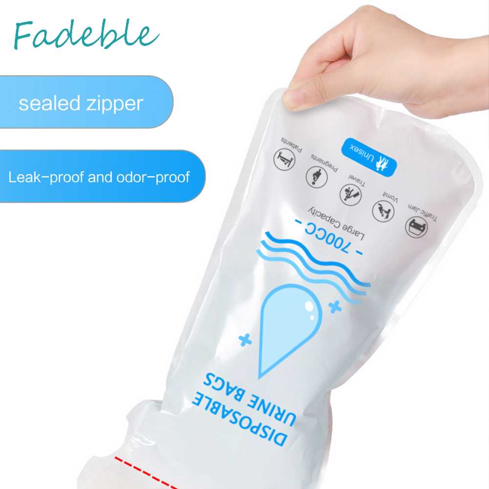 Túi Đi Tiểu Mini 700ml Di Động Dùng Một Lần Đa Ứng Dụng Cho Hoạt