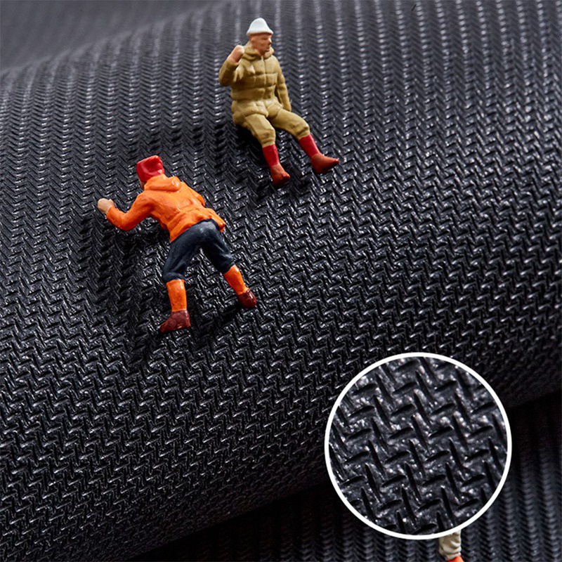 1 Thảm Chùi Chân Chống Trượt Thấm Hút Tốt Màu Đen