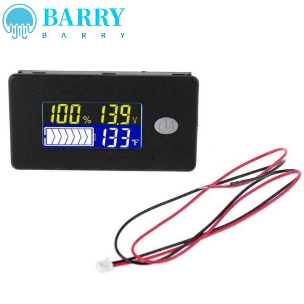 Vôn Kế 10-100V Có Màn Hình LCD Hiển Thị Nhiệt Độ Pin Chuyên Dụng