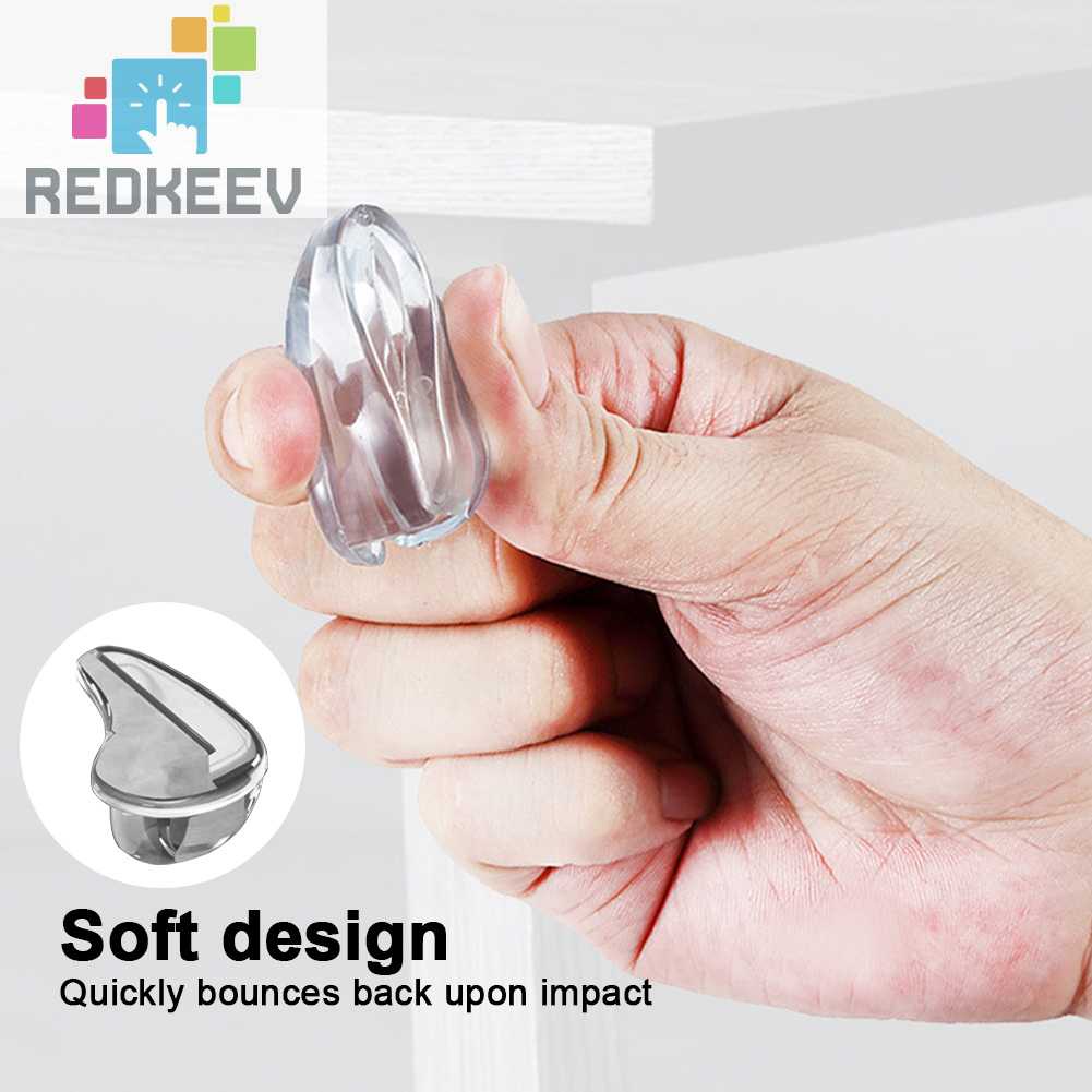 Bộ 10 Ốp Bọc Cạnh Bàn Bằng Silicon Bảo Vệ An Toàn Cho Bé