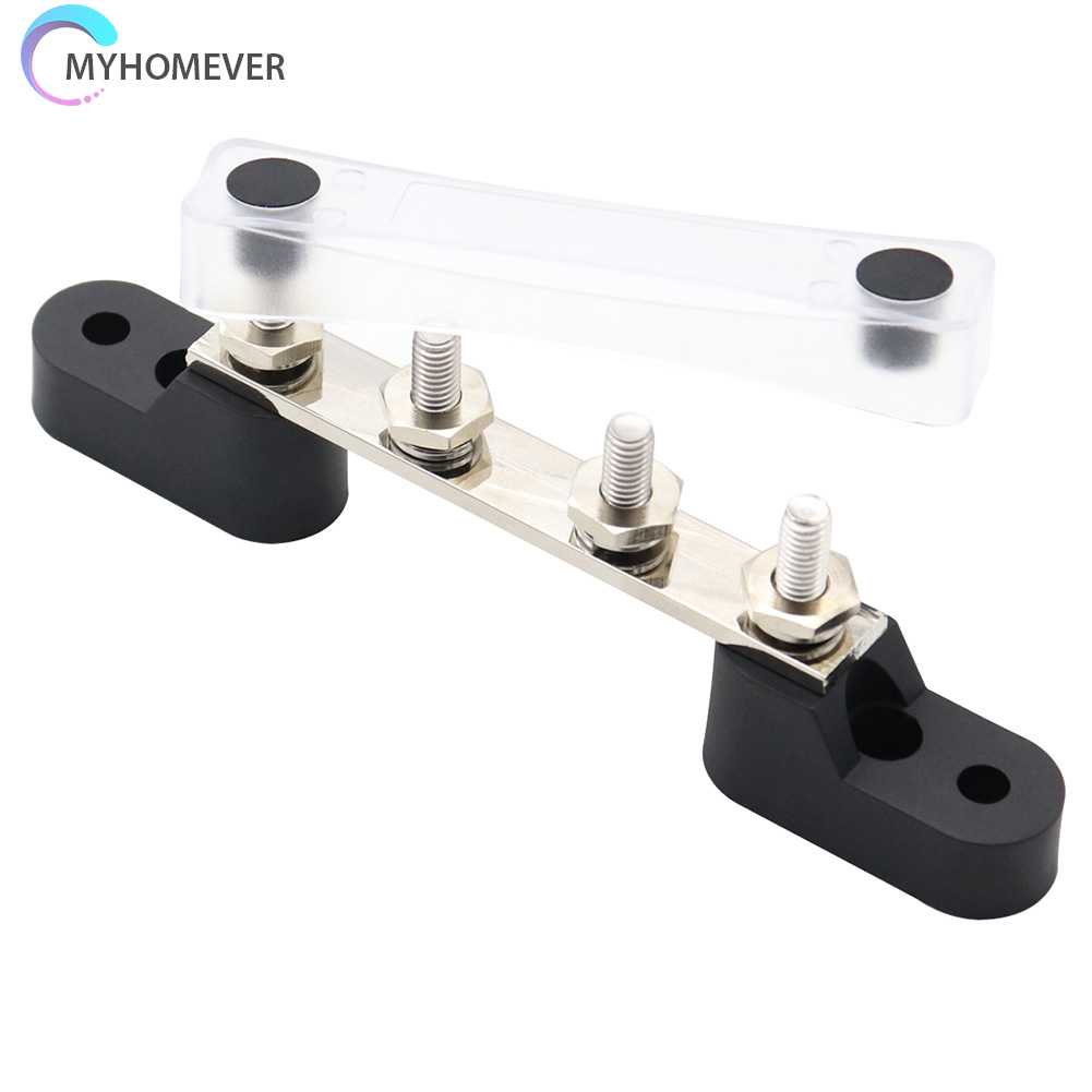 Đầu Nối Dây Điện Kèm Vỏ Bọc 4 Chiều 100A 48V M6 Chuyên Dụng Cho Tàu Thuyền