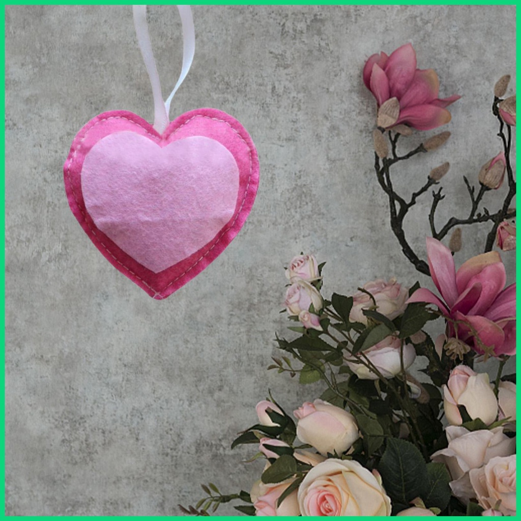 Phụ Kiện Trang Trí Cây Thông Hình Trái Tim Chống Mài Mòn