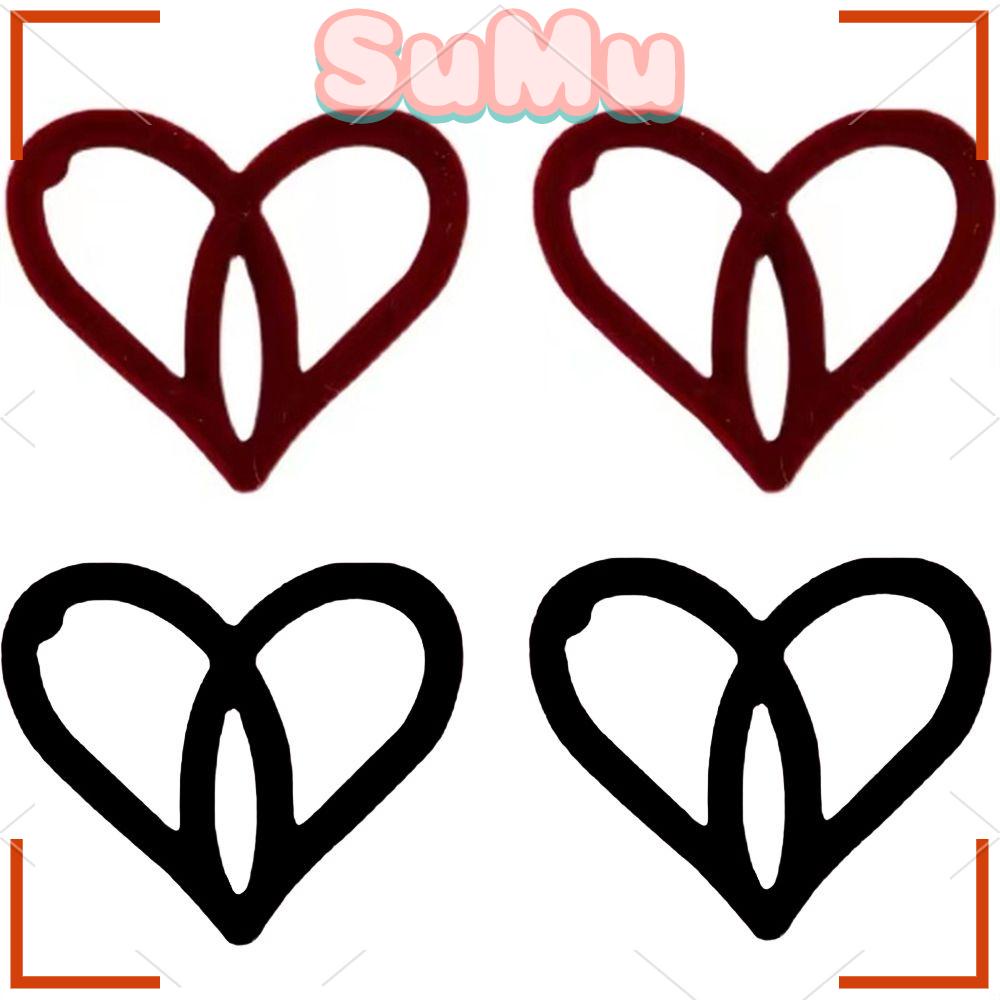 Bông Tai Hình Trái Tim Thời Trang Dành Cho Nữ