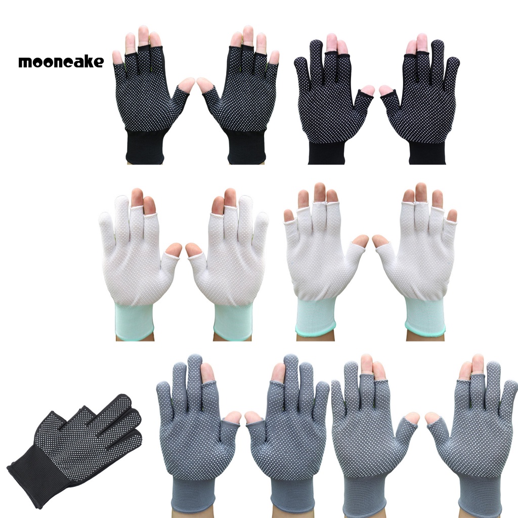 1 Đôi Găng Tay Chạy Xe Đạp / Tập Thể Hình Hạt 3D Thấm Hút Mồ Hôi
