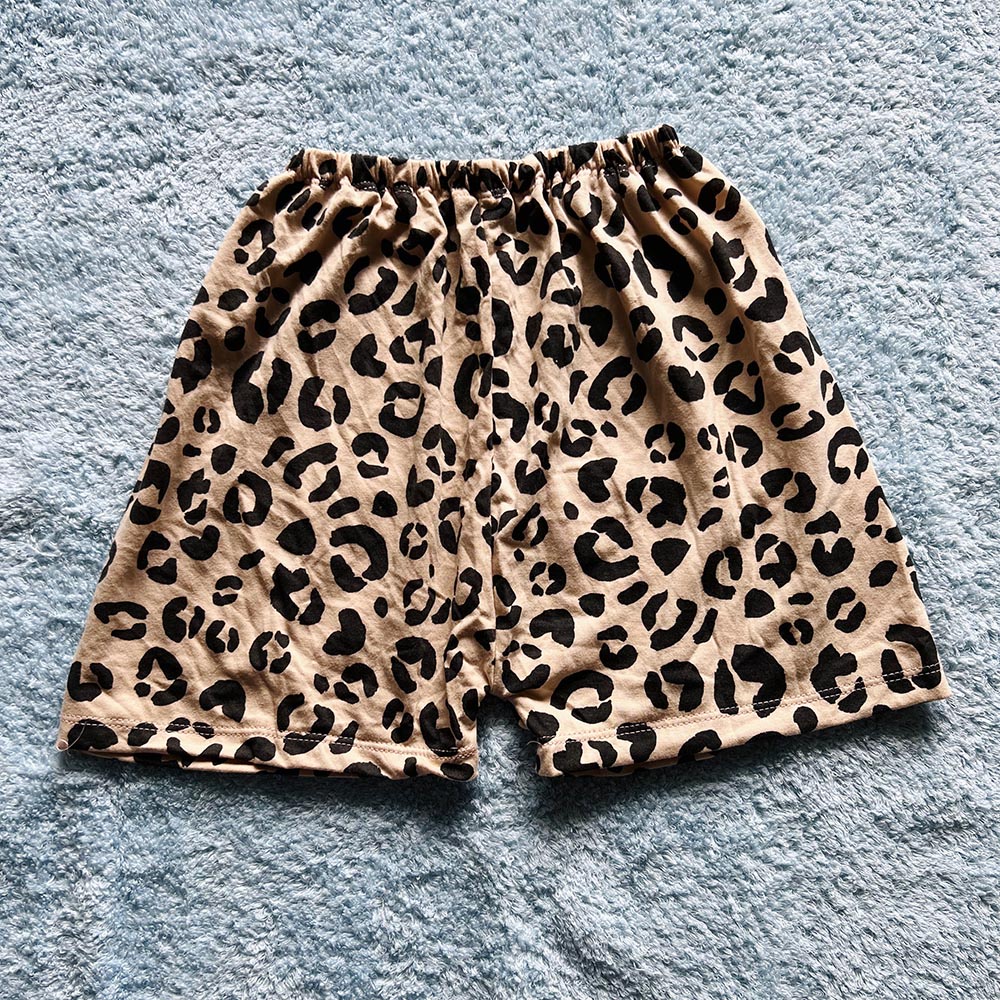 Quần đùi bé trai bé gái thun cotton co giãn nhiều họa tiết ngẫu nhiên MamLa ML175