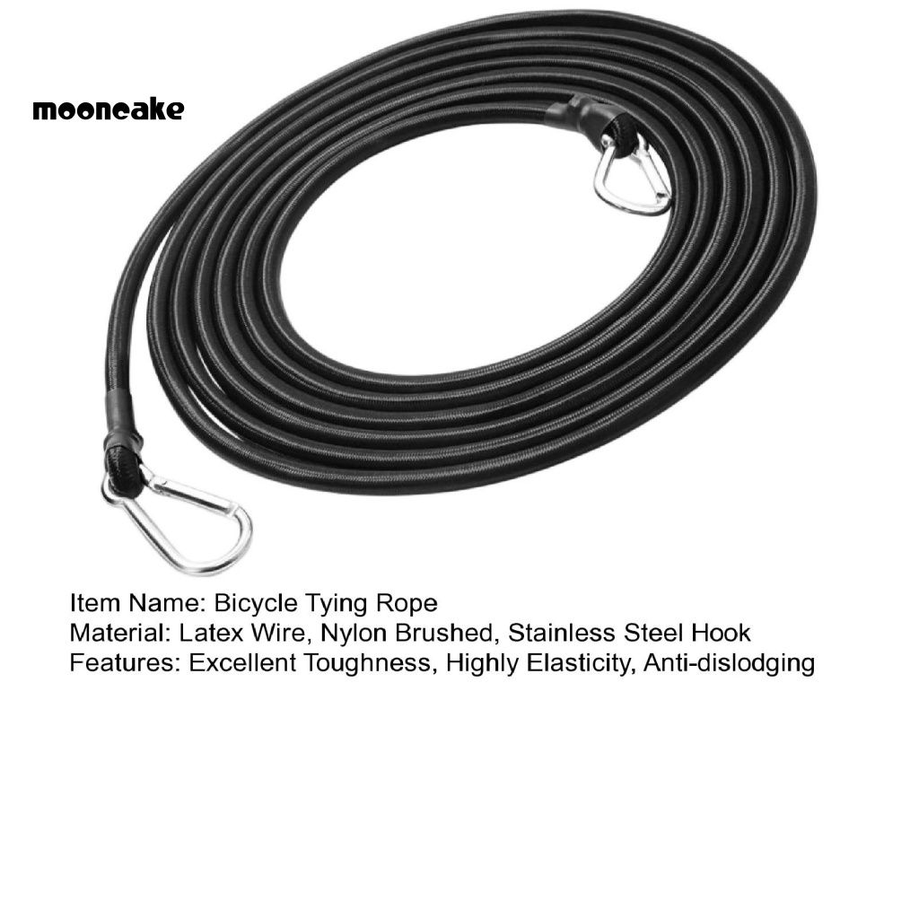 &lt; Mooncake &gt; Dây Đai Cố Định Hành Lý Có Ren Độ Co Giãn Cao Chống Va Chạm Cho Xe Đạp