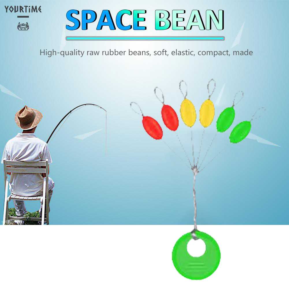 Set 10 / 60 Nút Chặn Dây Câu Hình Trụ Nhiều Màu Sắc