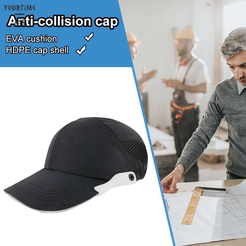 Mũ Lưỡi Trai Kẻ Sọc Phản Quang Siêu Nhẹ Chống Va Chạm