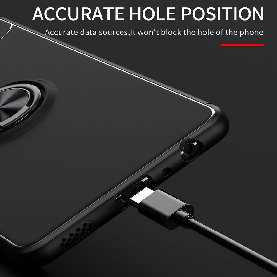 Ốp Điện Thoại Silicone Có Giá Đỡ Dạng Vòng Tròn Từ Tính Gắn Xe Hơi Cho Samsung Galaxy A72 A52 A32 A22 A12 A71 A51 A31