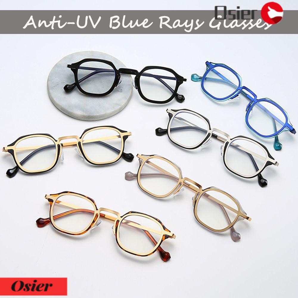 Kính Mát Gọng Vuông TR90 Chống Tia UV Xanh Dương Thời Trang 1 Cái