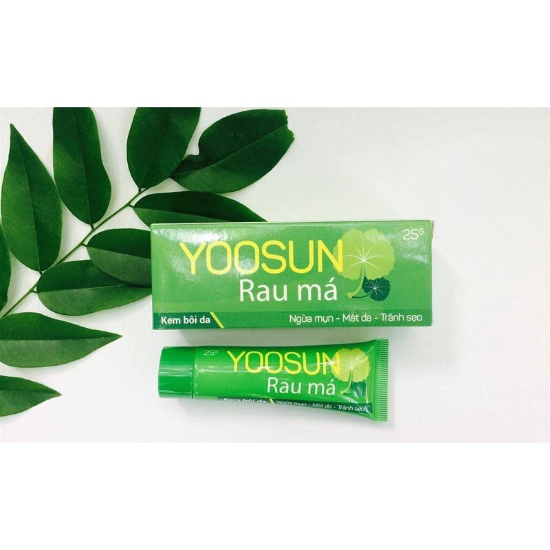 Kem Bôi Da Yoosun Rau Má 25g dịu mẫn ngứa, rôm sảy, mát da, ngừa mụn (CHÍNH HÃNG)