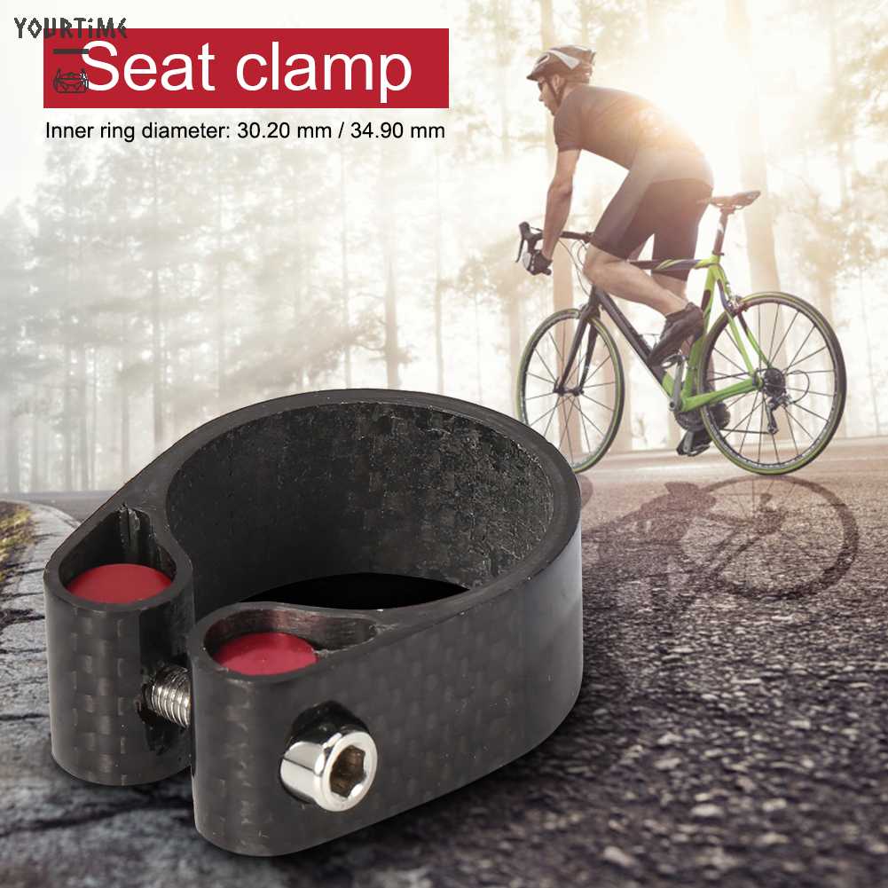 Kẹp Cố Định Yên Xe Đạp 30.8 / 30.9 / 31.6mm Bằng Sợi Carbon