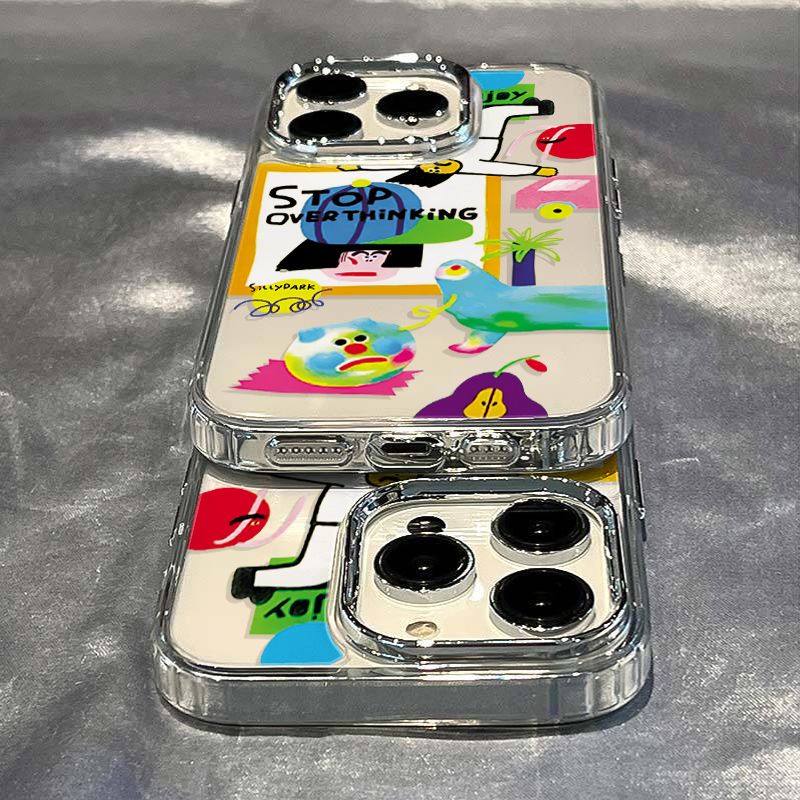 ✅Ốp Điện Thoại Mềm Chống Sốc Họa Tiết Graffiti Cho Iphone 14proplus 8 max 7 11 12 13 JO0N