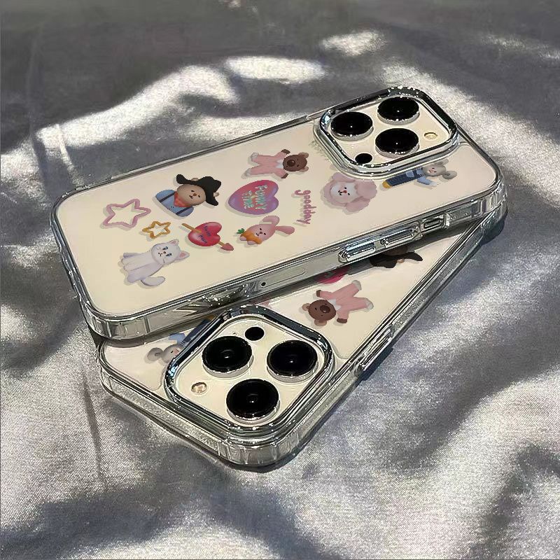 ✅Ốp Điện Thoại Mềm Chống Sốc In Hình Động Vật Cho Iphone 8 713 11Plus 12 Max 14Pro