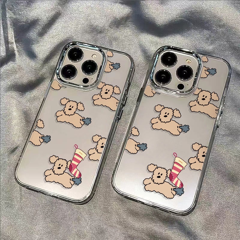 ✅Ốp Điện Thoại Mềm Chống Sốc In Hình Cún Dễ Thương Cho Iphone 1378 11 14pro 12 / 4TQA