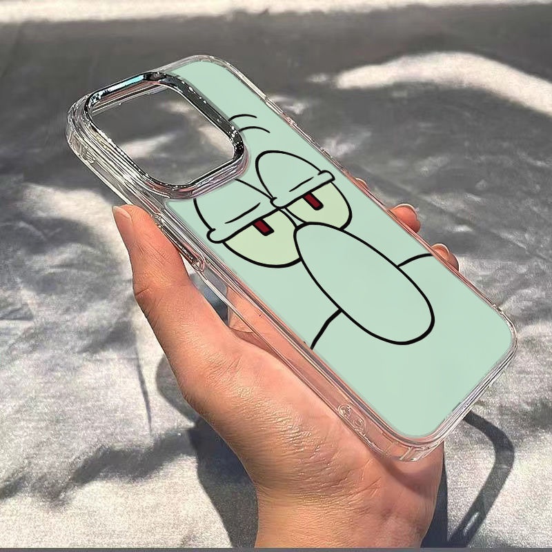 ✅Ốp Điện Thoại Dẻo Họa Tiết Bạch Tuộc Đơn Giản Chống Sốc Cho iPhone1214pro1113max 7 / ins 8 W2HG