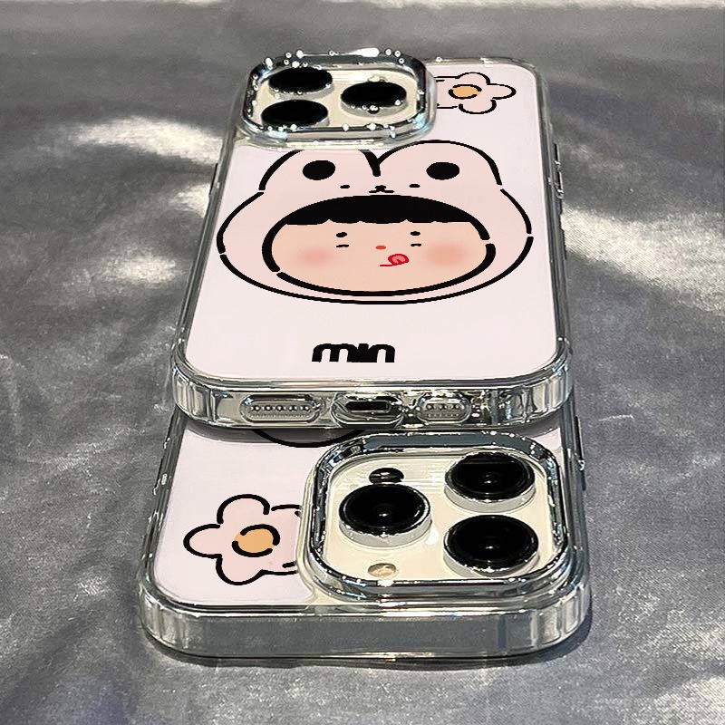 ✅Ốp Điện Thoại Mềm Hình Thỏ Chống Sốc Cho iPhone12xs713 14promax8plus 11Inch