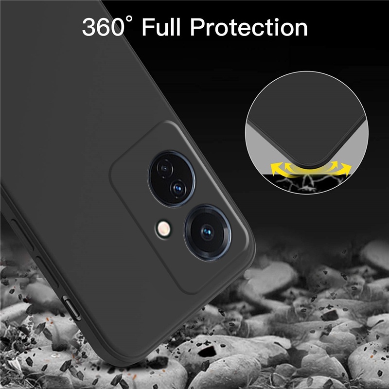 Ốp lưng VIVO Y36 Y35 Y33S Y31S Y30 Y21 Y21S Y21T Y20 Y20s Y19 điện thoại silicon mỏng có dây che phủ hoàn toàn camera thích hợp cho