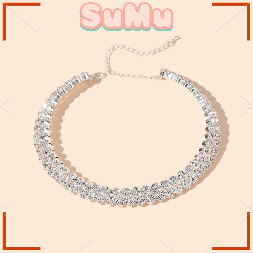 Vòng cổ Hai Lớp Họa Tiết Hoa Xinh Xắn Thời Trang|Vòng cổ Xương Quai Xanh