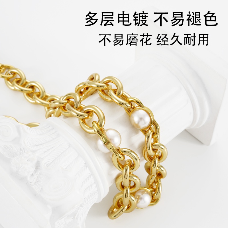 Phù Hợp Dây Đeo Túi Xách Thay Thế Đính Ngọc Trai Cho miu miu hobo