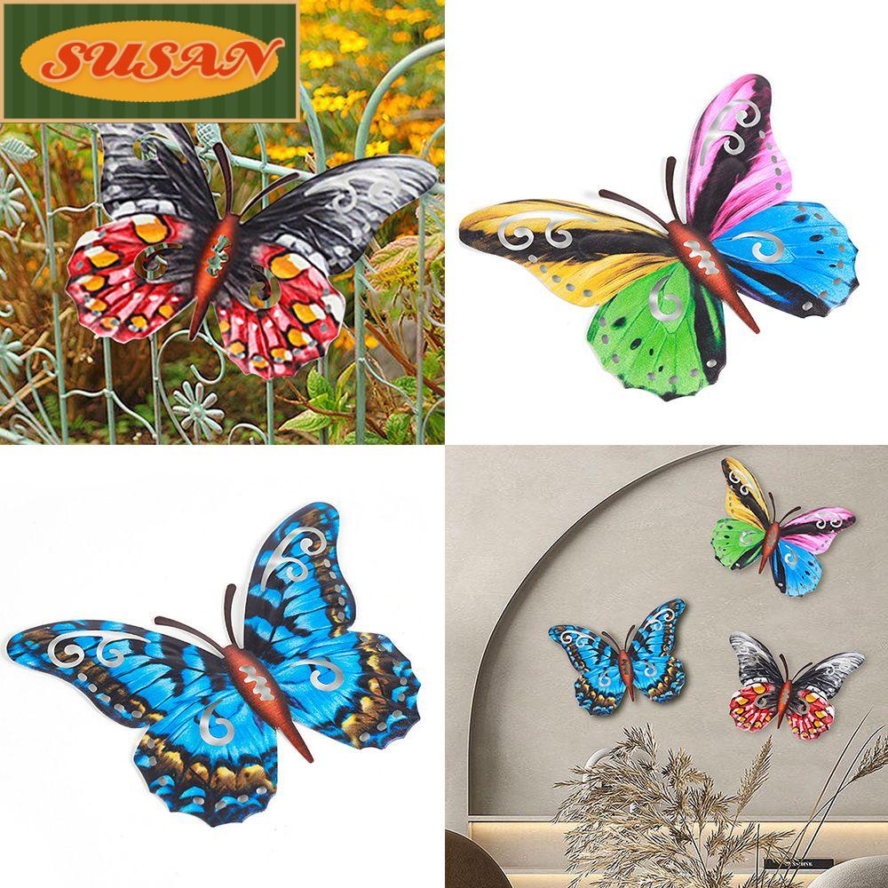 Tượng Hình Bướm Bằng Kim Loại Dùng Trang Trí Nhà