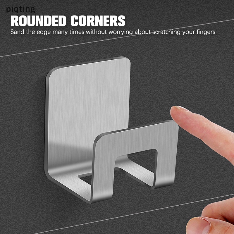 Set 1 / 2 Giá Treo Mút Rửa Chén Bằng Thép Không Gỉ Tự Dính Tiện Dụng Cho Nhà Bếp