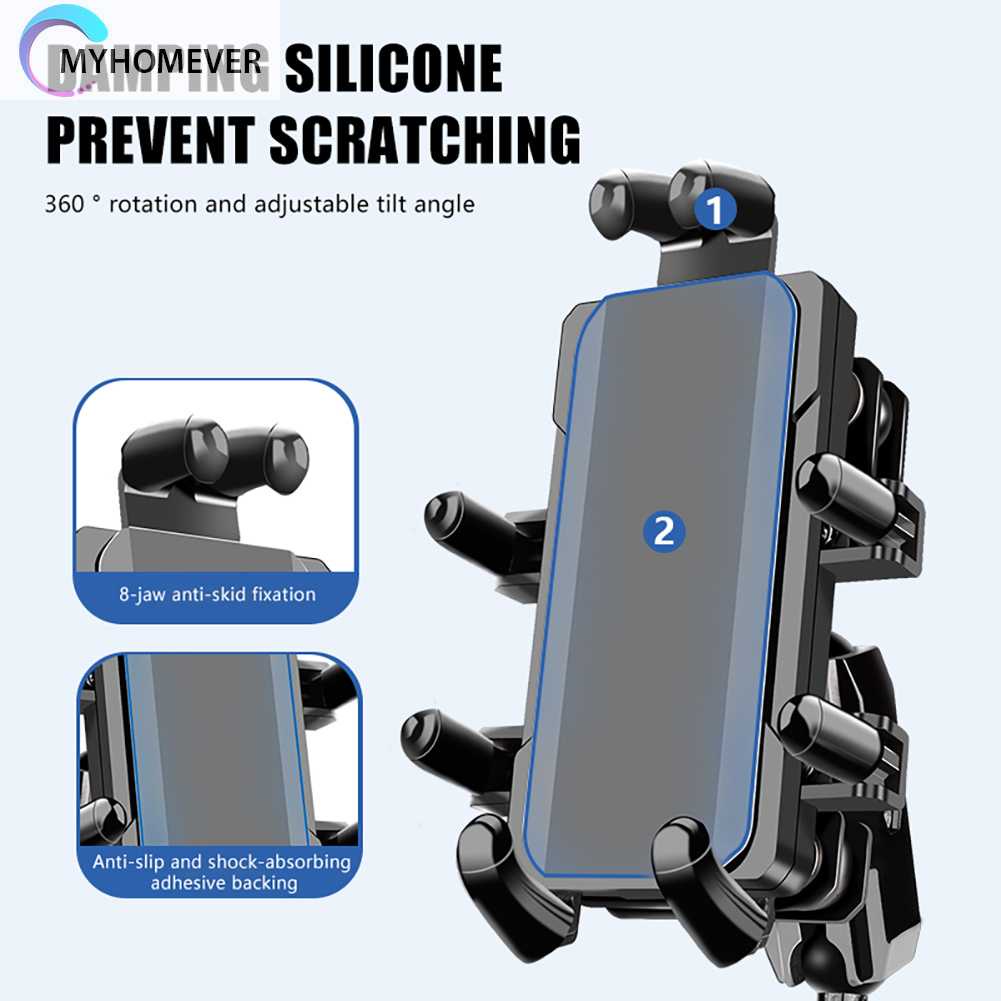 Gub Giá Đỡ Điện Thoại Chống Sốc Gắn Xe Đạp Tiện Dụng