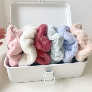Dây Cột Tóc Vải Lông Cỡ Lớn Dễ Thương