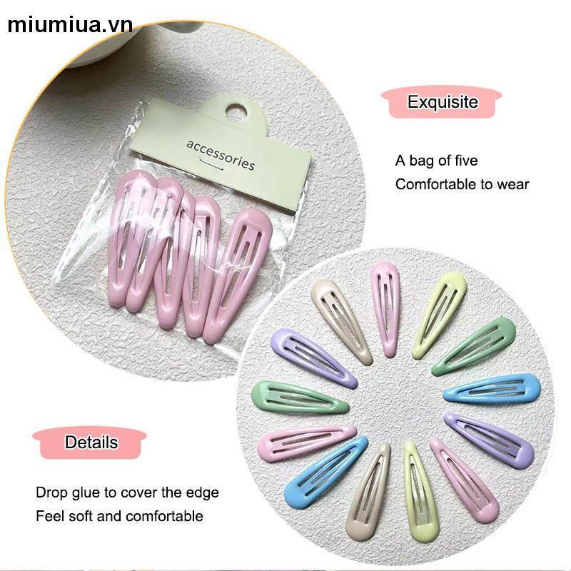 Miumiua🔮Set 5 KẹP TóC NhiềU MàU Dễ Thương Cho Nữ