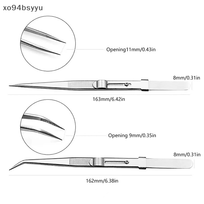 Nhíp xo94bsyyu Bằng Thép Không Gỉ Chuyên Dụng Cho Đính Đá Quý DIY