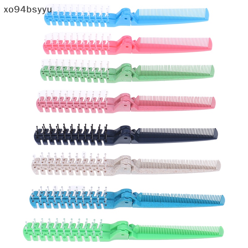 Lược Chải Tóc Xo94Bsyu Thiết Kế Hai Đầu Bằng Nhựa Có Thể Gập Lại Tiện Dụng Khi Đi Du Lịch