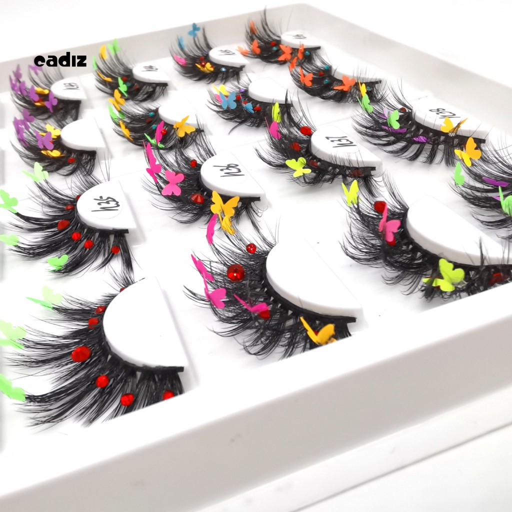 1 Cặp Lông Mi Giả Hiệu Ứng 3D Mềm Mại Thoải Mái Dành Cho Nữ