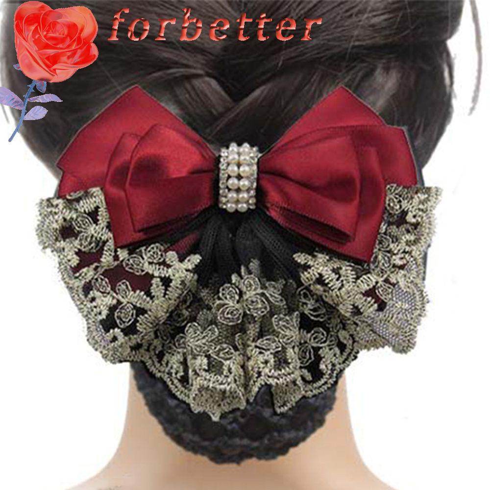 Kẹp Tóc Nơ Lưới Thời Trang Dành Cho Nữ